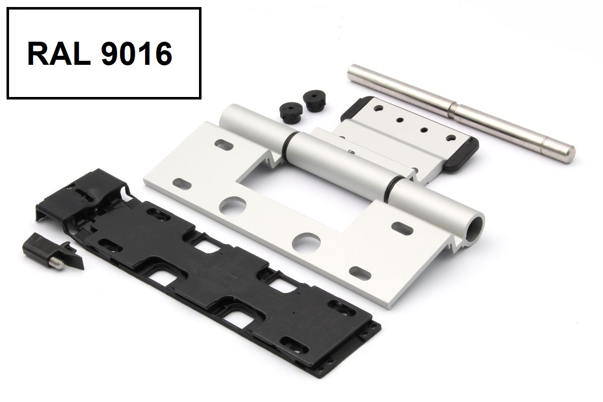 Schüco 239605 Rollentürband, weiß, 75 mm, nach außen öffnende Tür