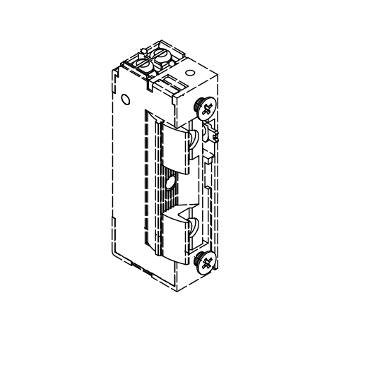 Schüco 240537 Radientüröffner für Schwenkhaken-Schloss (Vorgängerartikel 239527 + 239528)