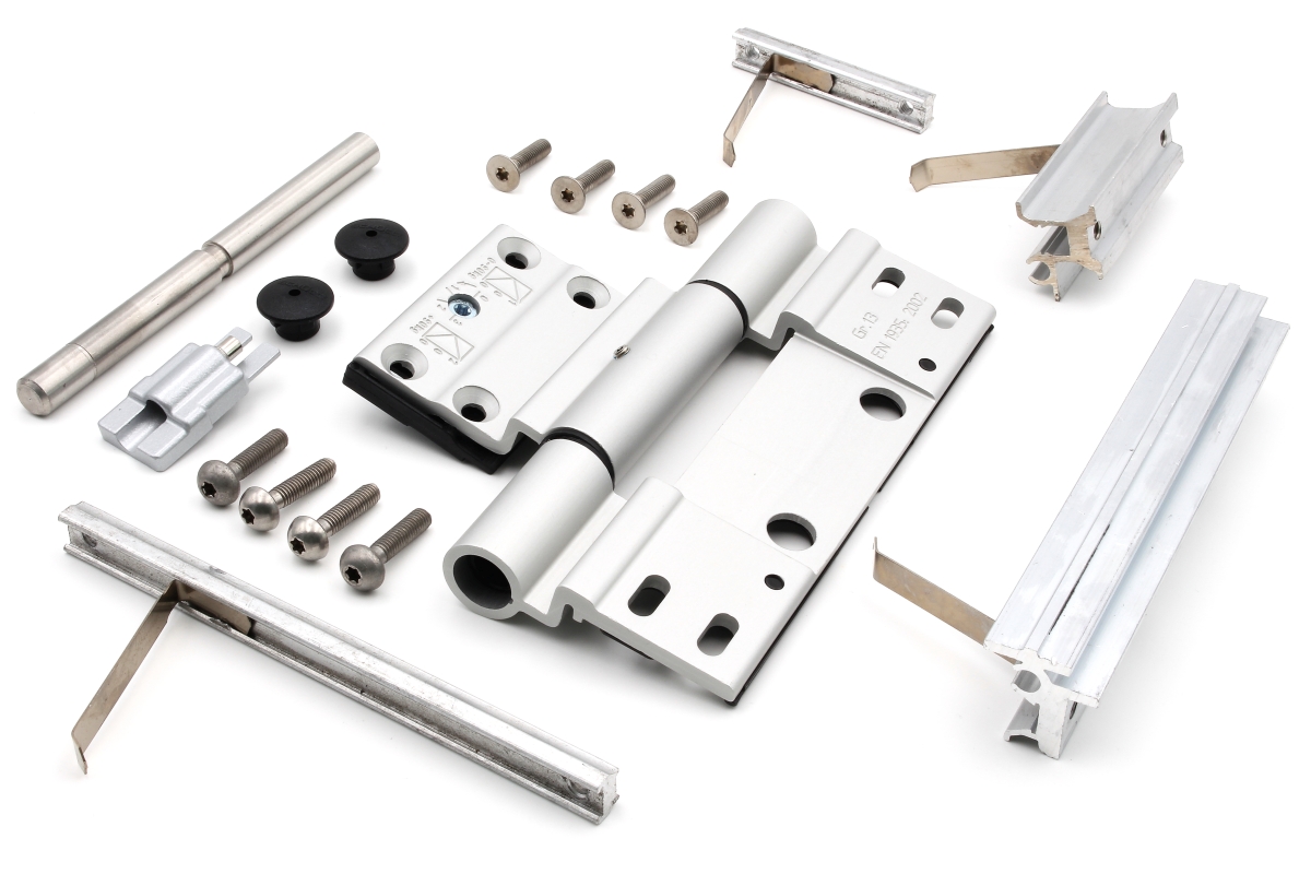 Schüco 239122 Rollentürband, EV1 silberfarbig, 65 mm, nach außen öffnende Tür (Vorgängerartikel 229200)