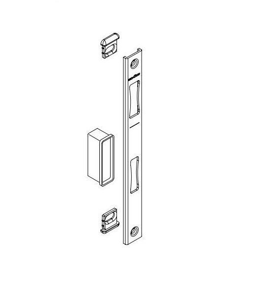 Schüco 239480 Schließplatte, feststehend