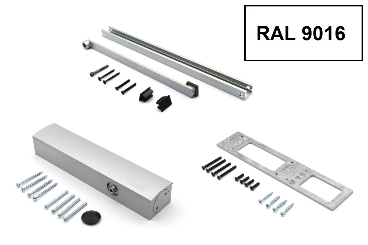 GEZE 027335 + 068627 + 015695 TS 5000 Komplettpaket, weiß